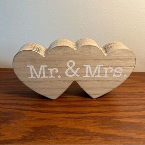 Mr. & Mrs. Wooden Sign
